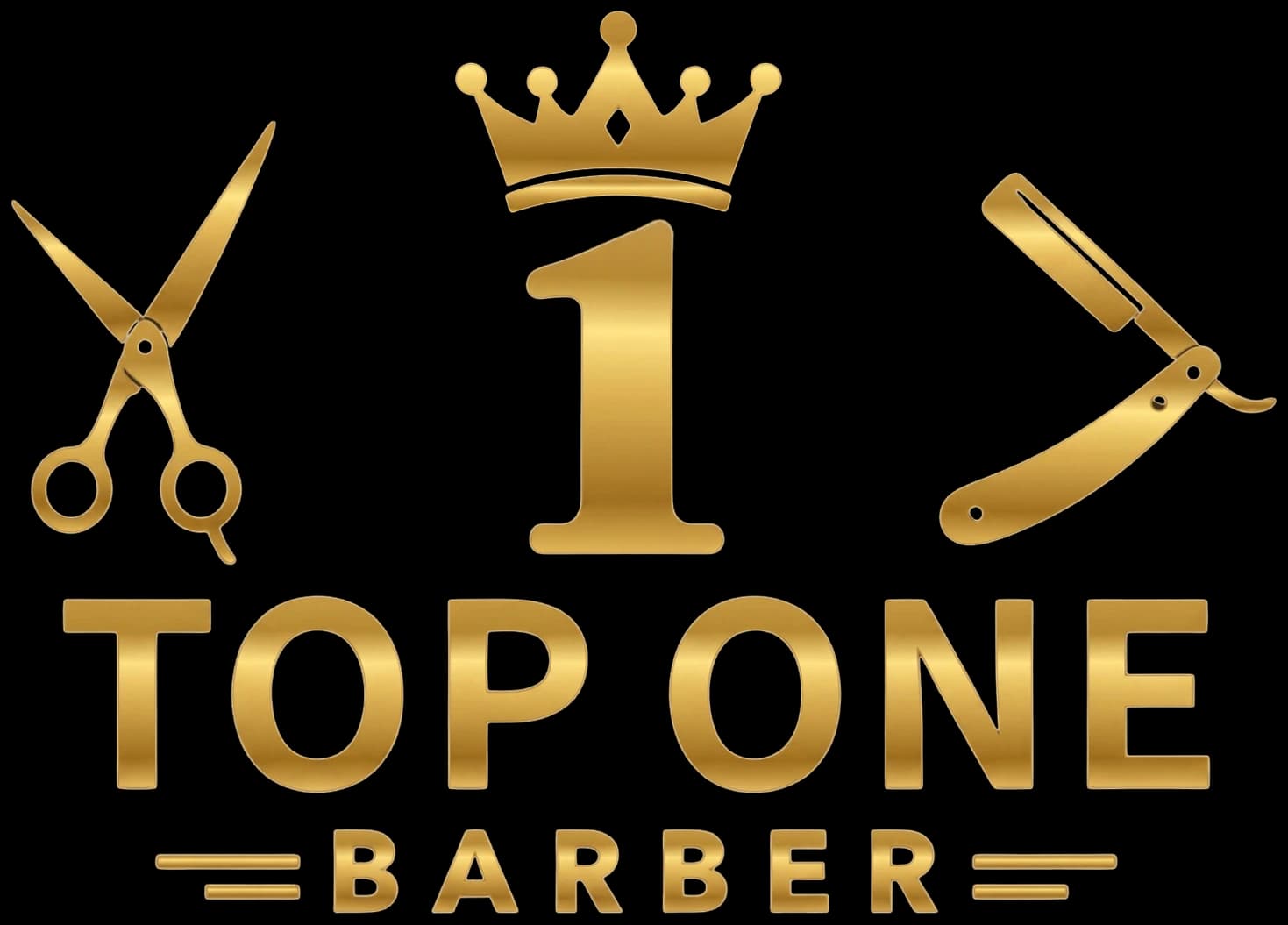Top One Barber Shop logo